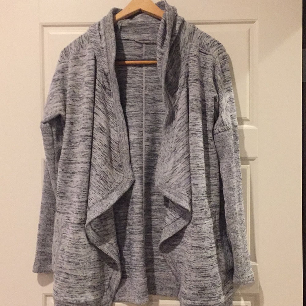 Athleta grey cardigan